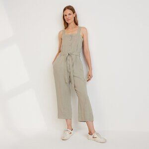 NWOT Everlane The Linen Jumpsuit Green (Seagrass) - Size 10